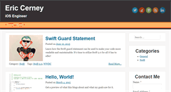 Desktop Screenshot of ericcerney.com